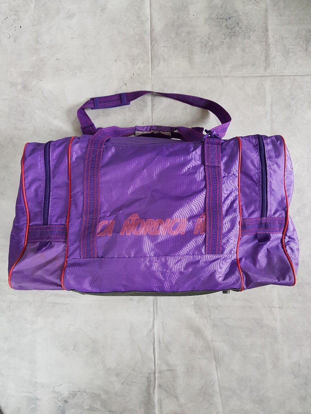 Vintage 1990s Purple NORDICA Duffle Bag